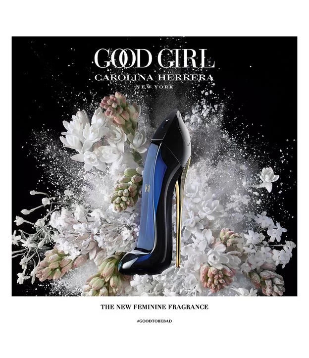 PERFUME CAROLINA HERRERA GOOD GIRL FEMININO EAU DE PARFUM 80 ml ( ORIGINAL COM SELO ADIPEC )