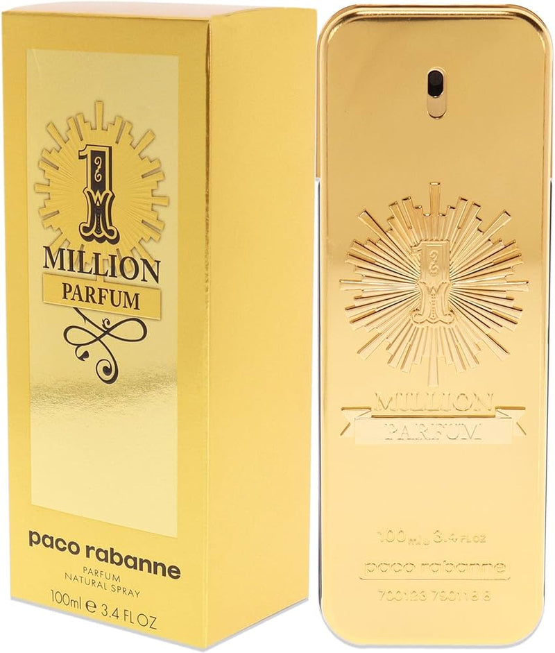 PERFUME RABANNE, 1 MILLION PARFUM, MASCULINO, EAU DE PARFUM 100 ML ( ORIGINAL COM SELO ADIPEC )