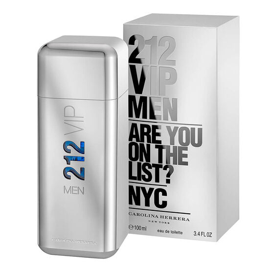 PERFUME 212 VIP MEN CAROLINA HERRERA MASCULINO EAU DE TOILETTE 100 ML ( ORIGINAL COM SELO ADIPEC )