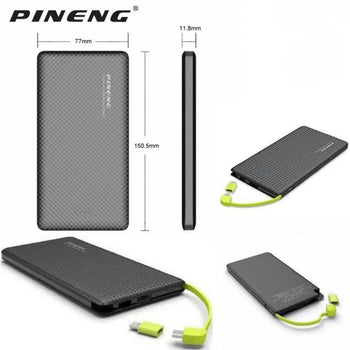 Carregador portátil, Pineng, Power Bank 10.000mAh, V8, carregamento rápido