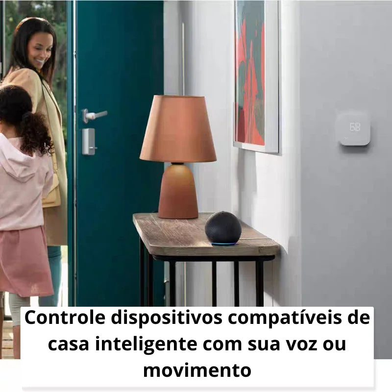 Alexa Echo, 5ª geração, origina,l caixa de som inteligente moderna, casa-SKYTUR