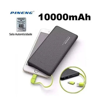 Carregador portátil, Pineng, Power Bank 10.000mAh, V8, carregamento rápido