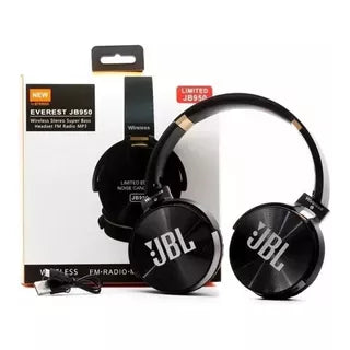 Fone  de Ouvido JBL 950JB, Sem Fio, Bluetooth, Everest Gamer Preto