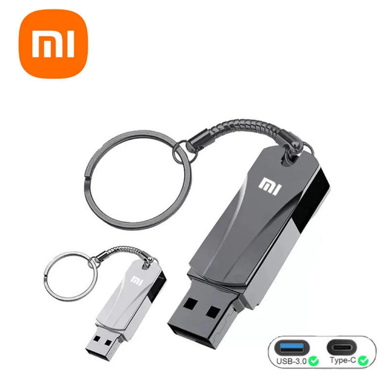 Pen drive Xiaomi Metal 16TB U Disk Flash Drive USB 3.0, transferência de arquivos de alta velocidade, capacidade alta.