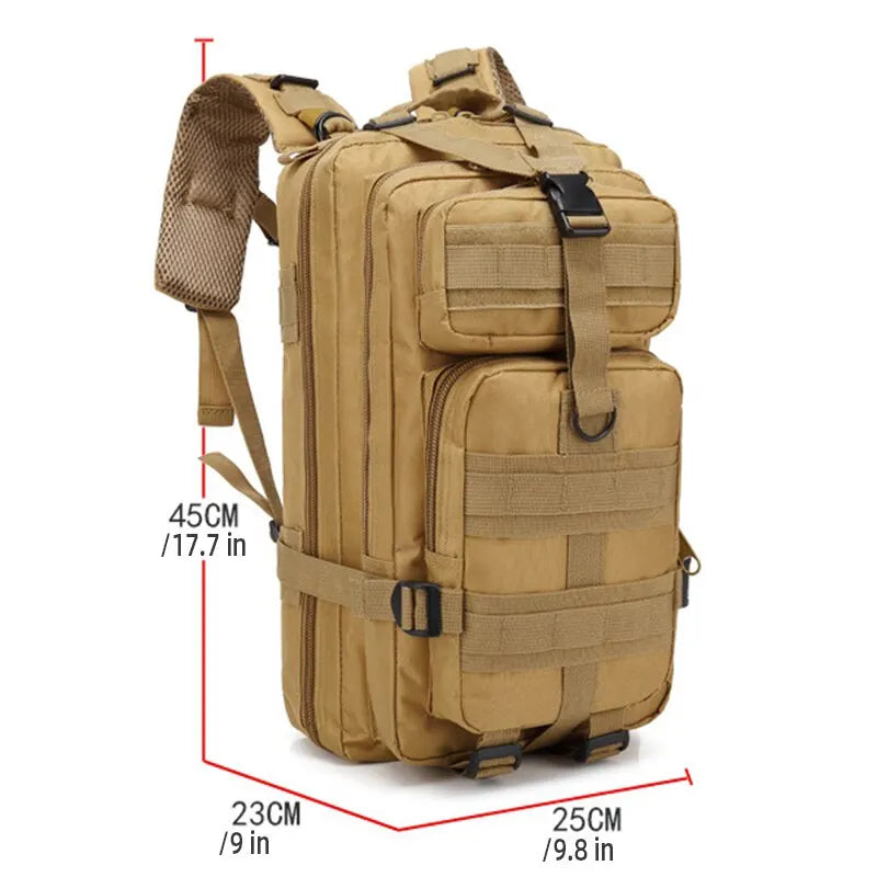 Mochila estilo militar tático ,uso em viagem, esportes, camuflagem, escalada, caça, pesca e caminhada