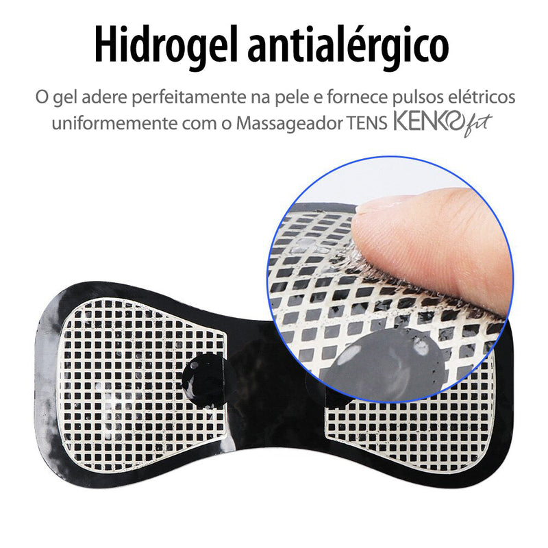 Massageador Portátil Recarregável + Capinha Bag Aquática Para Celular Prova D'água Universal Cor Preto